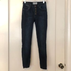 Free People 5-Button Fly Skinny Jean